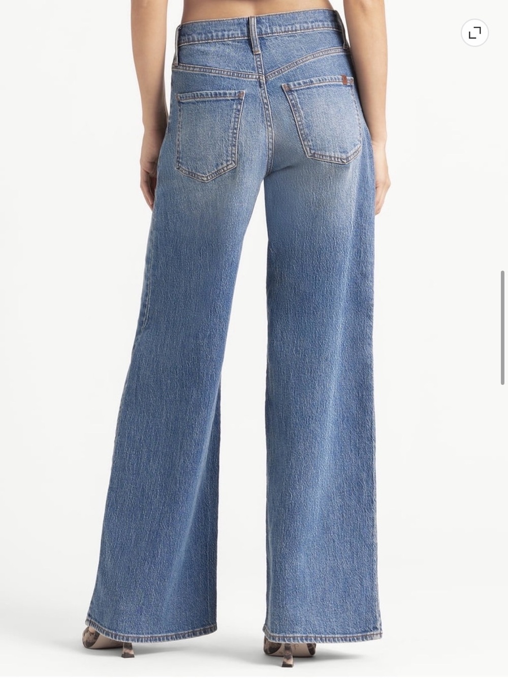 Jessica Simpson High-Rise Wide-Leg Jeans - Light Blue Wash - Picture 4 of 7